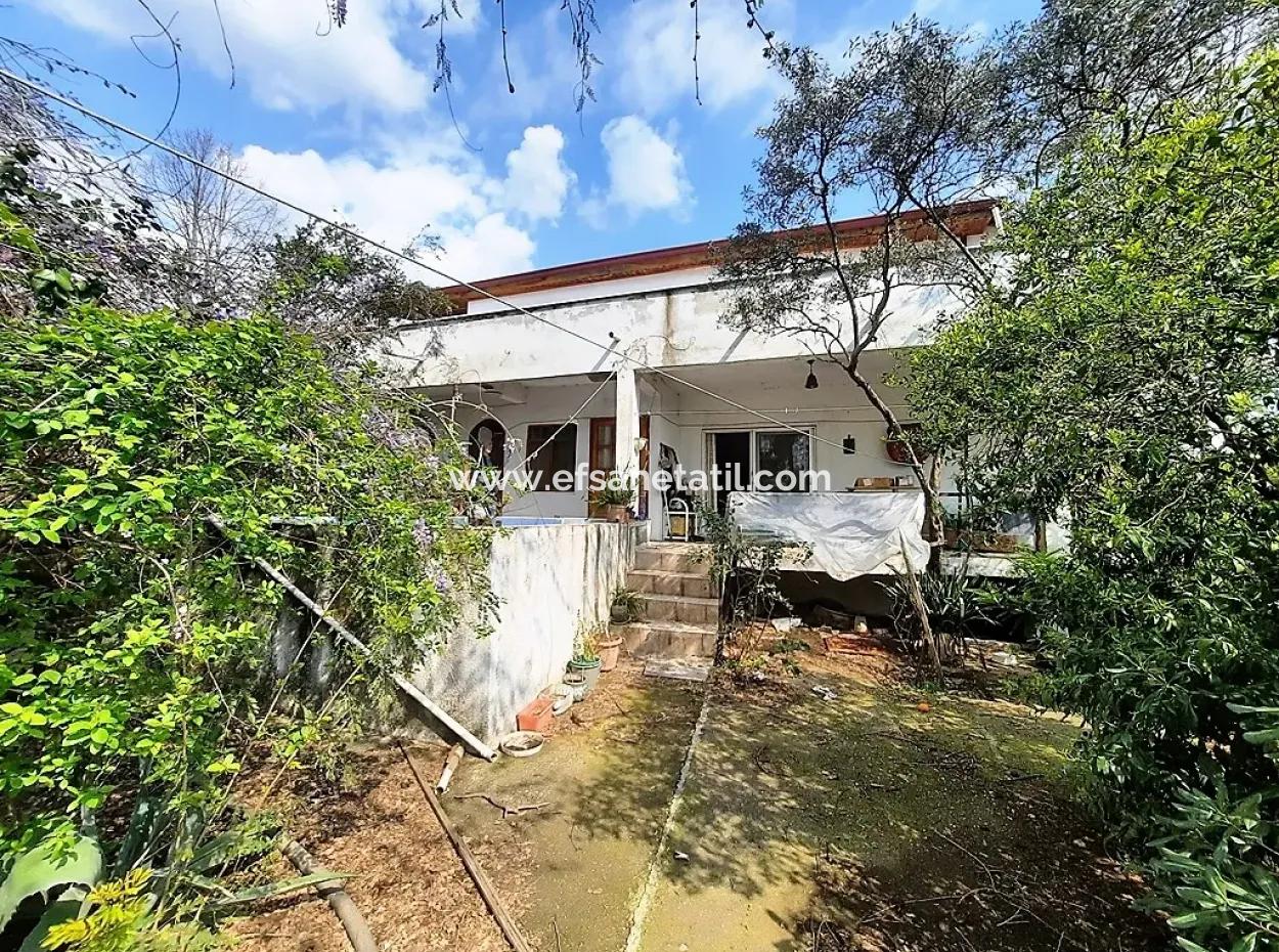 2-Stöckiges Haus Und Altes Dorfhaus Zum Verkauf Auf 1532 M2 Grundstück In Köyceiz Topar