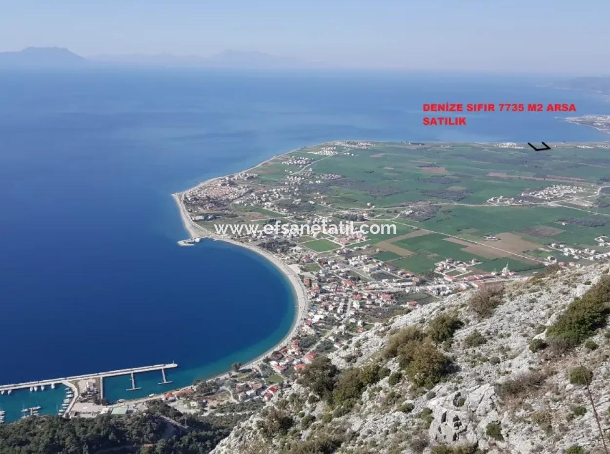 Milas Örende Freistehendes Grundstück Direkt Am Meer 7 600M2 Tourismus Plus Wohngebiet Zum Verkauf