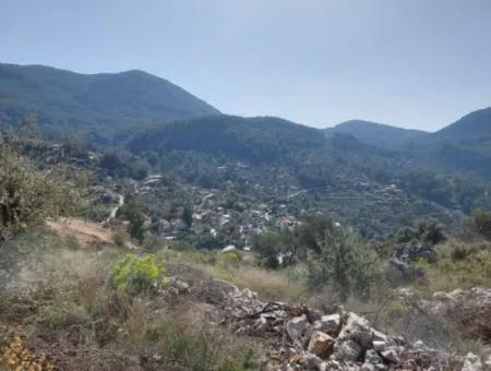 1 300 M2 63 M2 Zoniertes Grundstück Zum Verkauf In Göcek Gökçeovacik