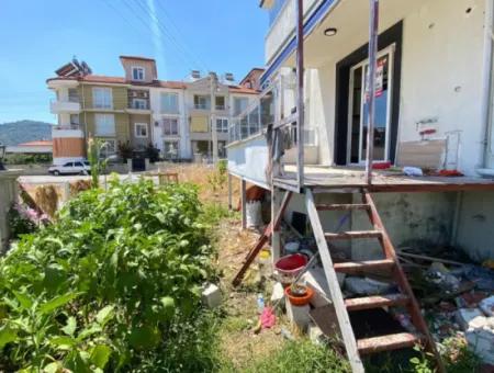 Zu Verkaufen In Ortaca, Mugla 1 1 Erdgeschosswohnung Mit Großem Balkon.