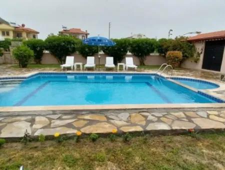 3 1 Villa Mit Pool Auf 580 M2 Freistehendem Grundstück In Dalyan, Muğla