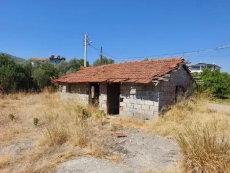 Muğla Ortaca Ekşiliyurt Freistehendes 950 M2 Land, Dorfhaus Und Scheune Zum Verkauf