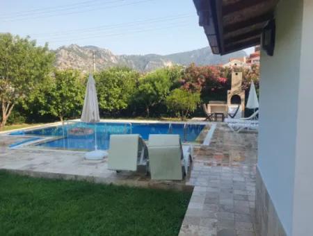 Dalyan Villa Zum Verkauf Mit Freistehendem Pool Und Wärmepumpe