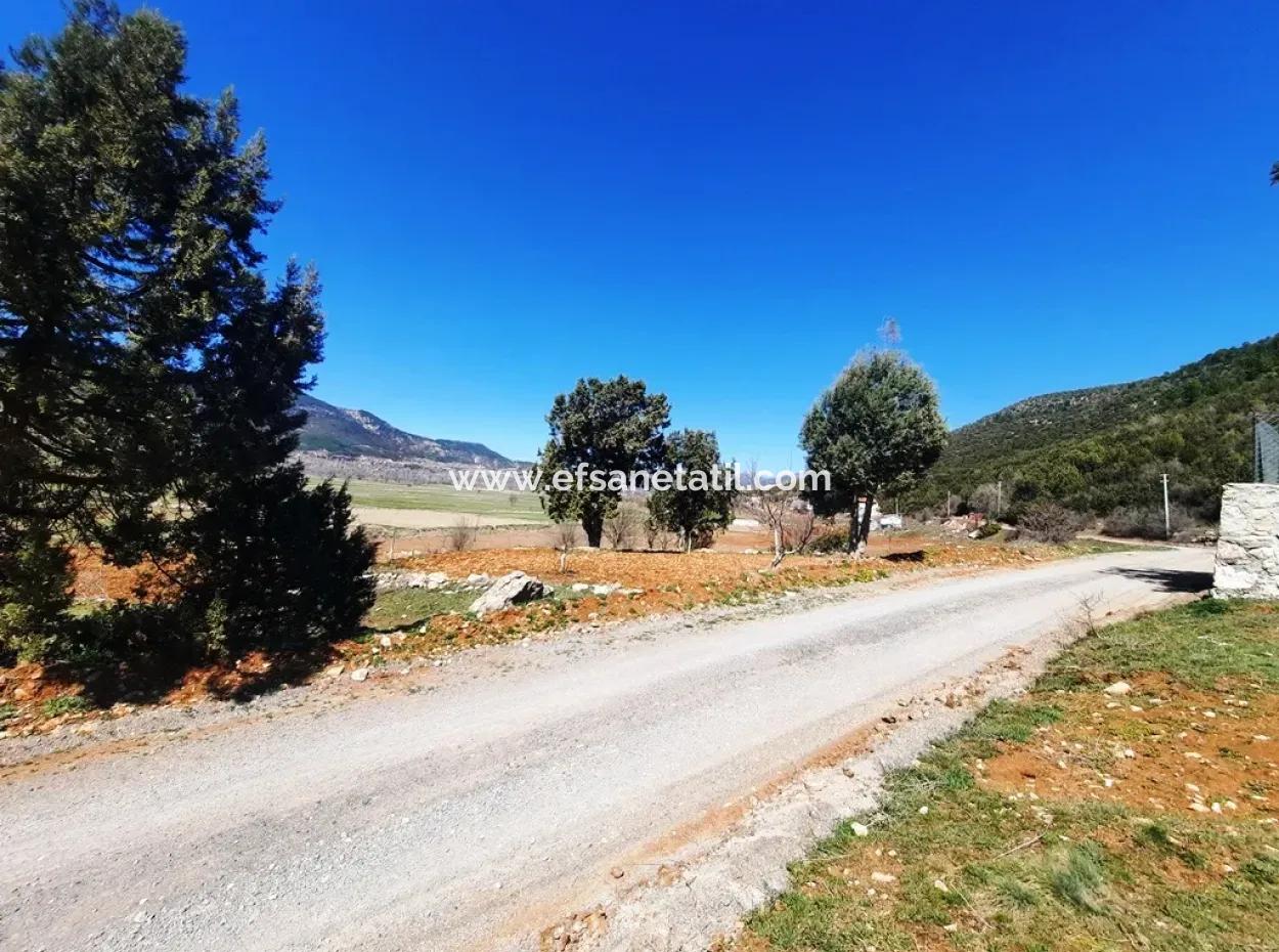 912 M2 Detached Land Suitable For Deposit In Denizli Çameli Belevi For Sale