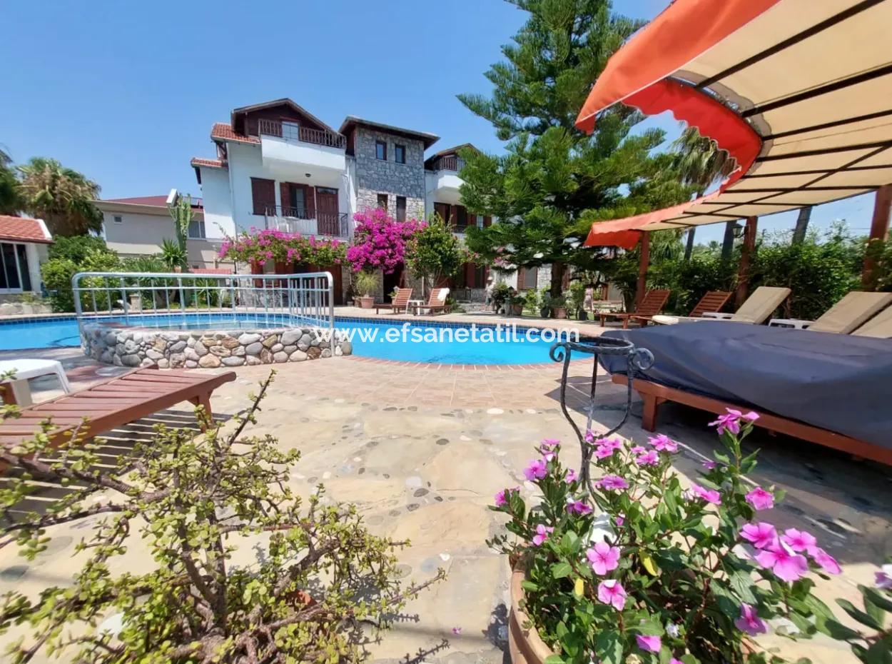 Muğla Dalyanda 2 1 Furnished Apartment With Swimming Pool For Rent