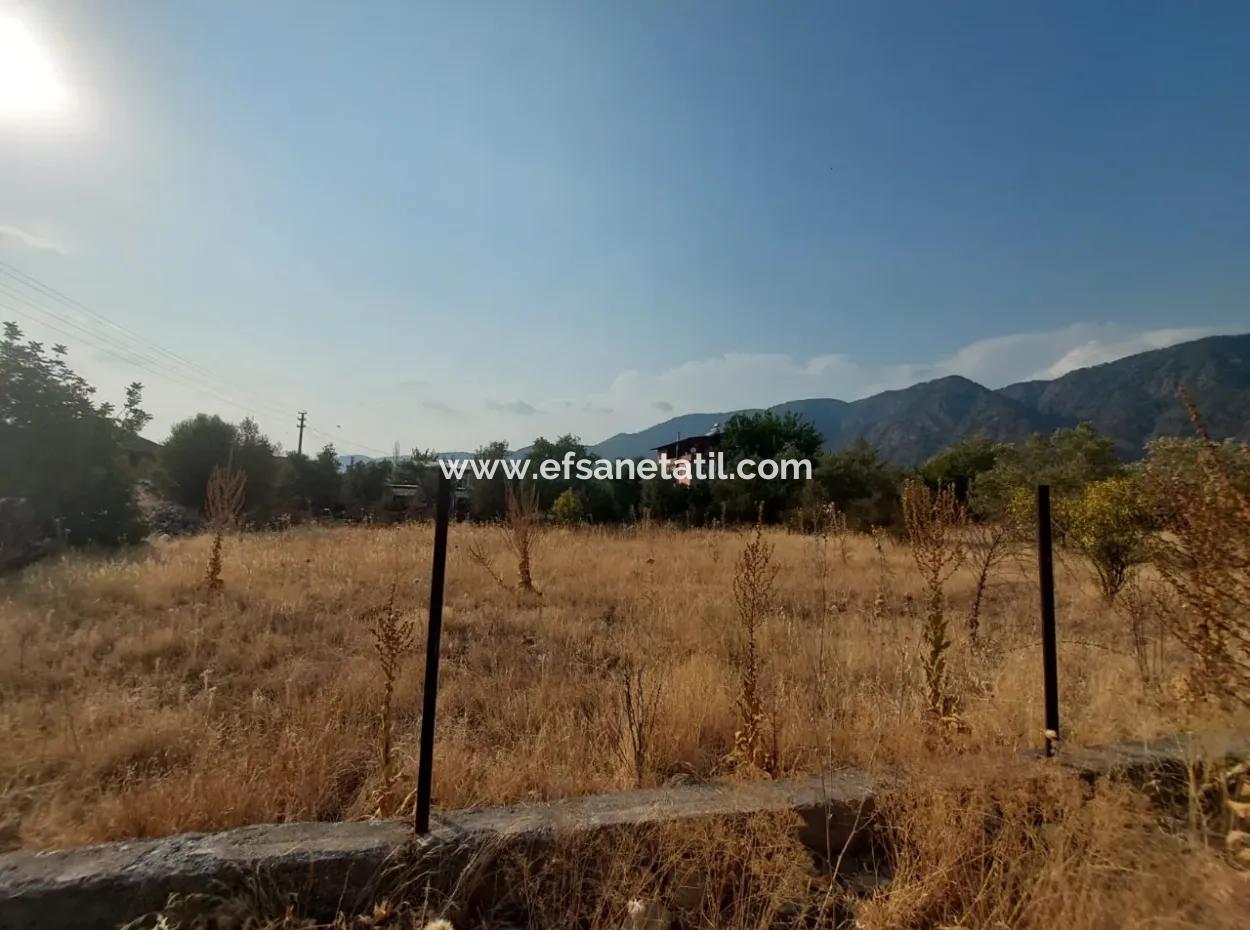 600 M2 Residential Land With Lake View In Köyceğiz Toparlar For Sale