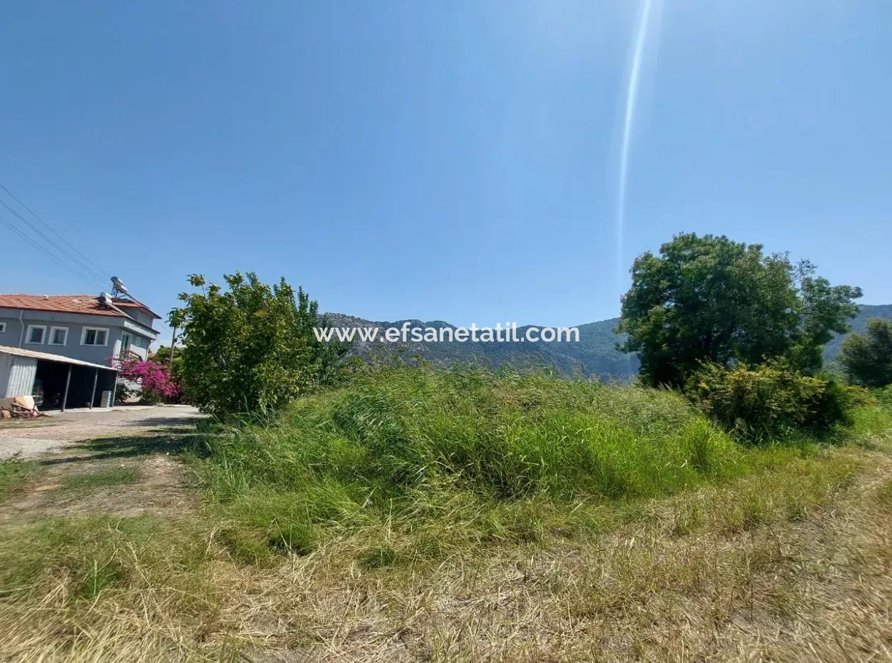 20.600 M2 Of Land In Ortaca Dalyan, 250 M2 Of Detached Land With The Right To Build A House Is For Sale