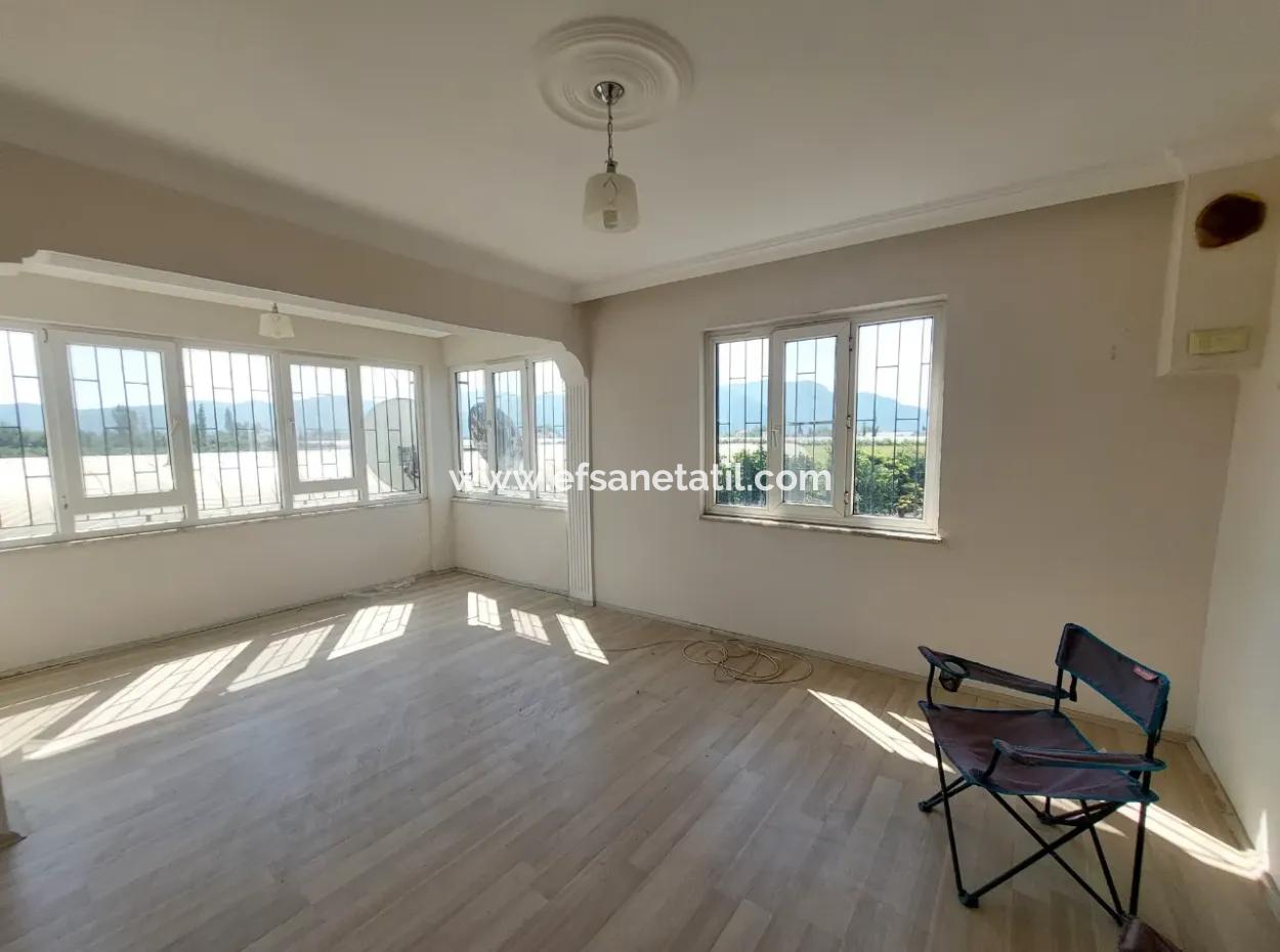 120M2, 3 In 1 Garden Apartment For Rent In Muğla Ortaca Eskiköy