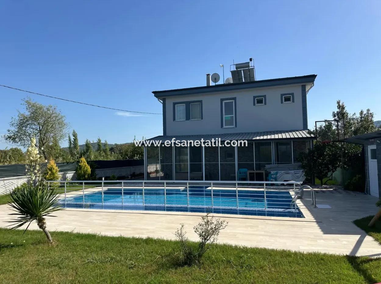 4 1 Furnished Villa In Muğla Dalyan Eskiköy Annual Rental