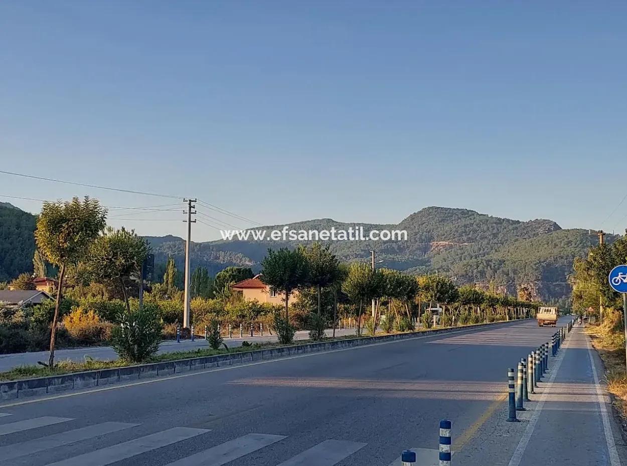 500 M2 Land On The Main Road In Muğla Ortaca Kemaliye For Sale Or Exchange