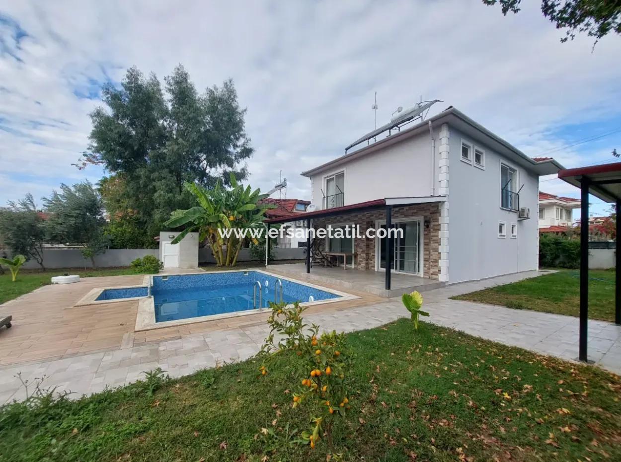 Muğla Dalyanda700M2 Plot 4 In 1 Detached Swimming Pool Luxury Villa For Rent