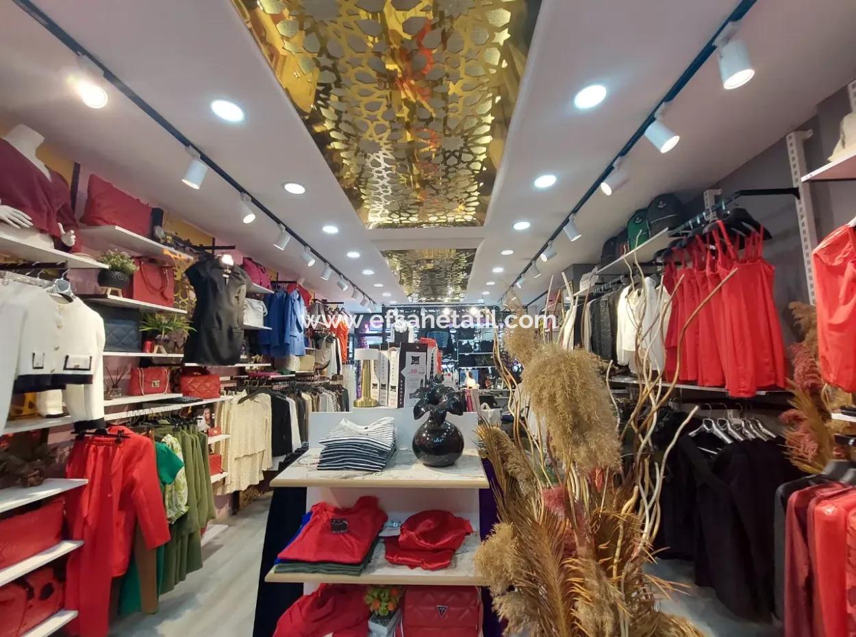 50M2 Women's Clothing Store In Ortaca Center Is For Rent.