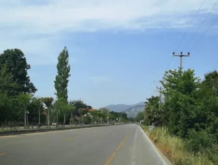 5 300 M2 Land For Sale In Ortaca Okçular Main Road Zero Zoning Plan