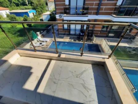 Duplex With Detached Swimming Pool In Muğla Dalyan Complex For Sale