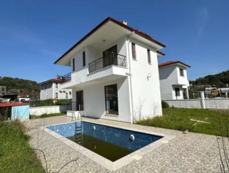 Muğla Ortaca Mergenli Mahde 3 1 Detached Duplex Villa With Pool For Sale