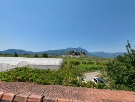 5 850 M2 Detached Land With Title Deed Lake View And Village House For Sale In Ortaca Eskiköy