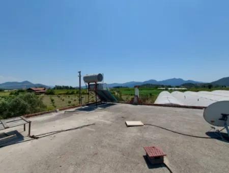 5 850 M2 Detached Land With Title Deed Lake View And Village House For Sale In Ortaca Eskiköy