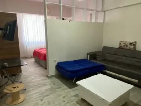 1 1 Fully Furnished Apartment For Rent In Ortaca Bazaar.