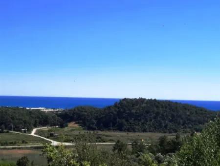 5.000 M2 Residential Zoned Land With Full Sea View In Ortaca Sarigerme For Sale