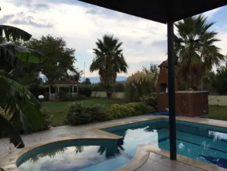 Ortaca, Dalyan 3 In 1, 100 M2 Villa With Swimming Pool On 4.500M2 Land