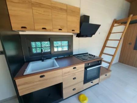 Dalyan Okçularda 220M2 Arazide 25M2 Sıfır Tiny House Ve Arsası Satılık Veya Takas